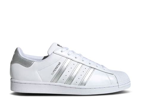 adidas superstar wit zilver|adidas superstar shoes white.